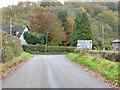 Approaching the road junction at Stanton