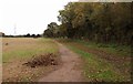 Footpath at edge of field, Spennells, Kidderminster