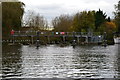 Weir on the Thames at Walton