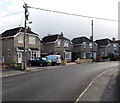 Wires and houses in Southbrook Road, Melksham