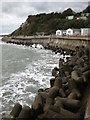 Sea defences at Wheelers Bay