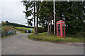 Telephone box at Milltown of Aberdalgie