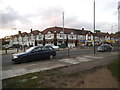 Shops on the corner of Church Lane and Slough Lane