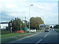 A35 footbridge beyond Bartram Road junction