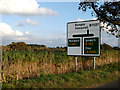 TM2094 : Roadsign on Bungay Road by Geographer