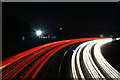 A long exposure of M11 traffic from the Chigwell Rise bridge #2