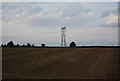 Pylon in a field