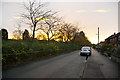 Sunset over Evenhurst Avenue