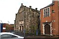 The stone built Ballymacarrett First Presbyterian Church