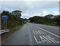 Bus lane on the A39