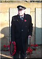 Navy man at Accrington War Memorial