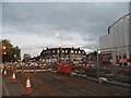 Road works on North Hyde Road, Hayes