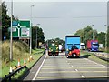 A50 Approaching Roundabout with the A5030