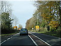 A417 at Nettleton village boundary