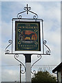 TM1678 : The Horseshoes Public House sign by Geographer