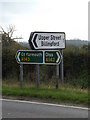 TM1778 : Roadsigns on the A143 Lower Street by Geographer