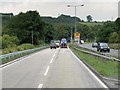 SJ8542 : Stoke D Road (A500) Approaching Junction with the M6 by David Dixon