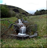 SS9790 : Small waterfalls in the Ogwr Fach, Gilfach Goch by Jaggery
