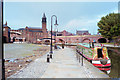 SJ8397 : End of Bridgewater Canal, Manchester, 1990 by Robin Webster