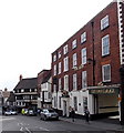 The Lion Hotel and the Lion Garage in Shrewsbury