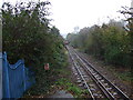 Railway heading east from Falmouth Town Railway Station