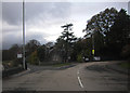 A814 passing gates of Ardenvohr House