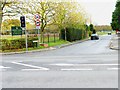 Looking east across Guildford Road from Brentmoor Road