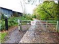 Gate on bridleway known as Broadford Lane