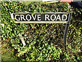 TM2179 : Grove Road sign by Geographer