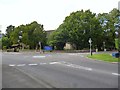 Mini roundabout in Church Lane East, Aldershot