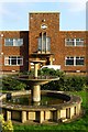 Art -deco fountain and frontage