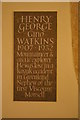 SP0135 : St Peter's church, Dumbleton: monument to the Arctic explorer Gino Watkins (1907-1932) by Christopher Hilton