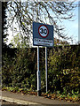 TM1682 : Dickleburgh Village Name sign by Geographer