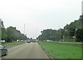 A31 approaches roundabout junction with Boundary Lane