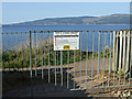 Sign at Inverkip beach