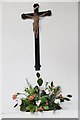 SU6776 : Flowers under the cross by Bill Nicholls