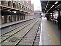TQ3281 : Barbican railway station, Thameslink platform (site), London by Nigel Thompson