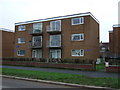 Flats with balconies on Heyhouses Lane (B5261)