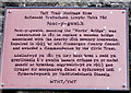 ST0897 : Information plaque, Pont-y-gwaith by Jaggery