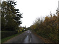 TM1478 : Former Old Bury Road, Stuston by Geographer