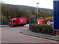 Royal Mail parking area in  Maritime Industrial Estate, Pontypridd