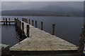 SD3195 : Brantwood jetty, Coniston Water by Ian Taylor
