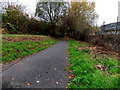 Path into Barry Sidings Country Park, Pontypridd