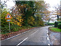 Looking along Philpot Lane to the bend