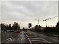 TM1379 : A1066 Diss Road, Stuston by Geographer