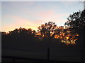 Sunset over Stokes Field