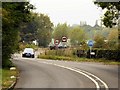 SK3727 : A514 at the End of Swarkestone Causeway by David Dixon