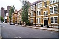 Houses along Webber Street