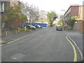 Looking NNW along Clarendon Road, Wallington