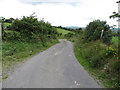 Goward Road descending northwards from its highest point